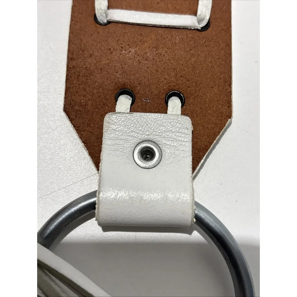 Express white leather